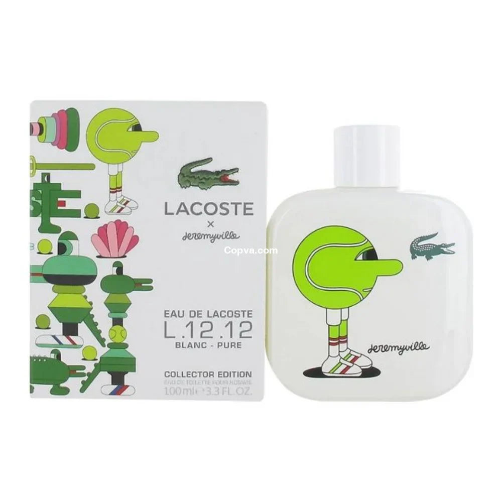 Eau De Lacoste L.12.12 Blanc Pure Collector Edition Pour Homme X Jeremyville Lacoste Fragrances For Men 100ml