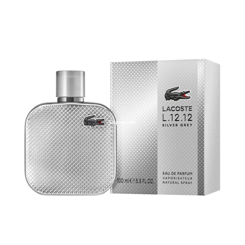 عطر لاكوست L.12.12 Silver Grey للرجال 100 مل